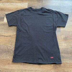 Supreme classic black Hanes T-Shirt Medium